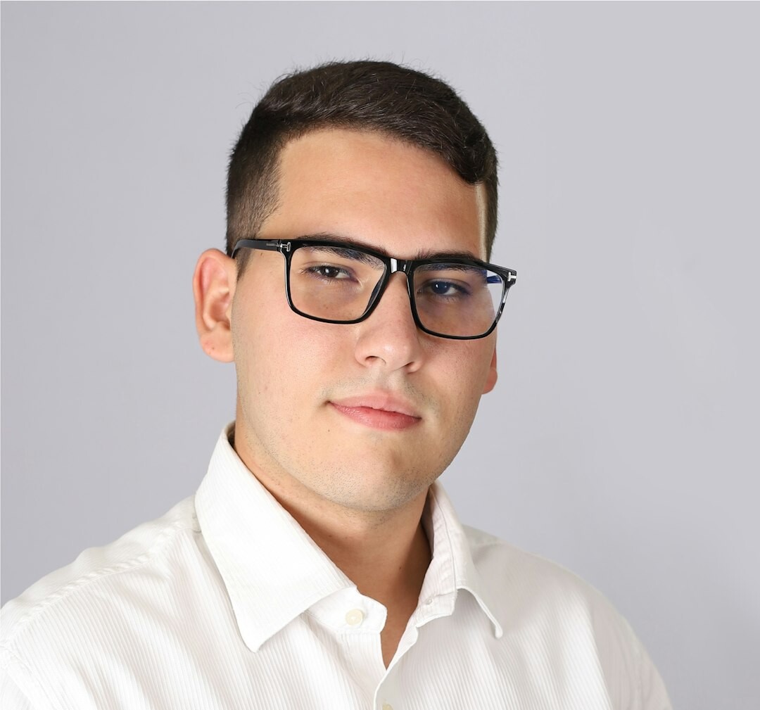 Professional male broadcast journalism instructor headshot